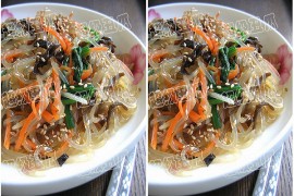 韩式拌杂菜的做法_韩式拌杂菜怎么做[文怡的博客]爽口芹菜卷的做法
