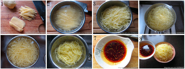 炝拌土豆丝的做法_炝拌土豆丝怎么做[芹意qin]