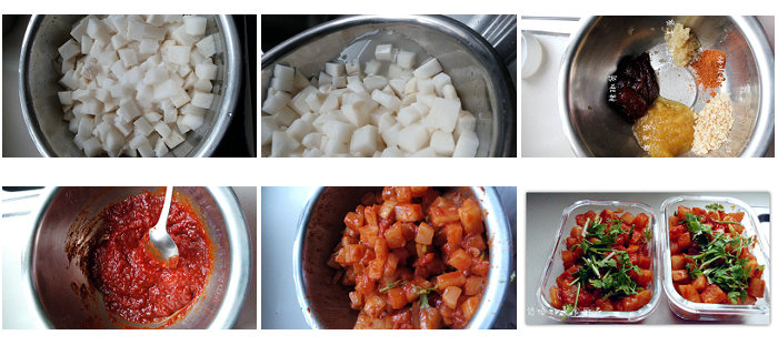 韩式泡菜萝卜的做法